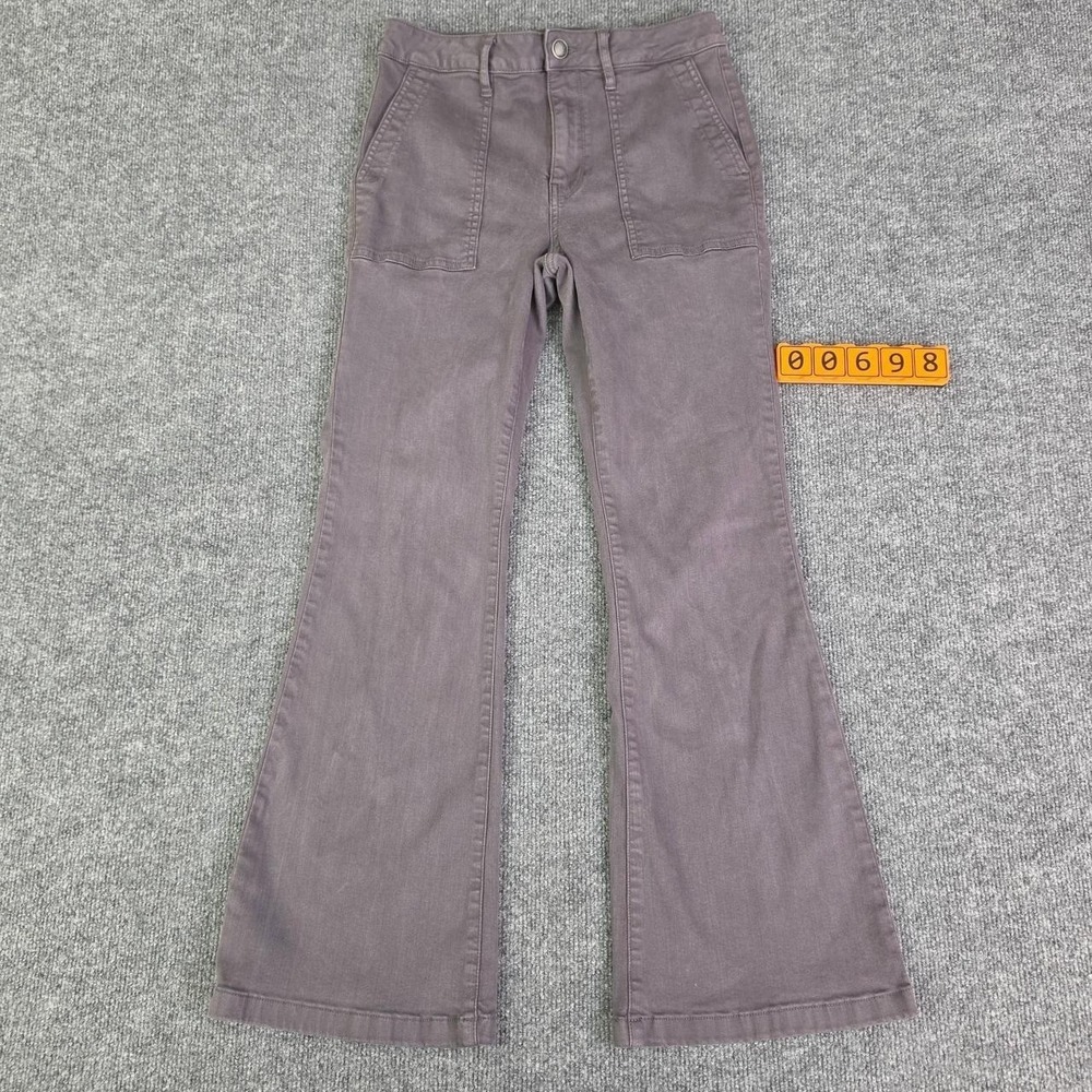 Cosmic Blue Love Gray Flare Pants Waist Measurement 28"